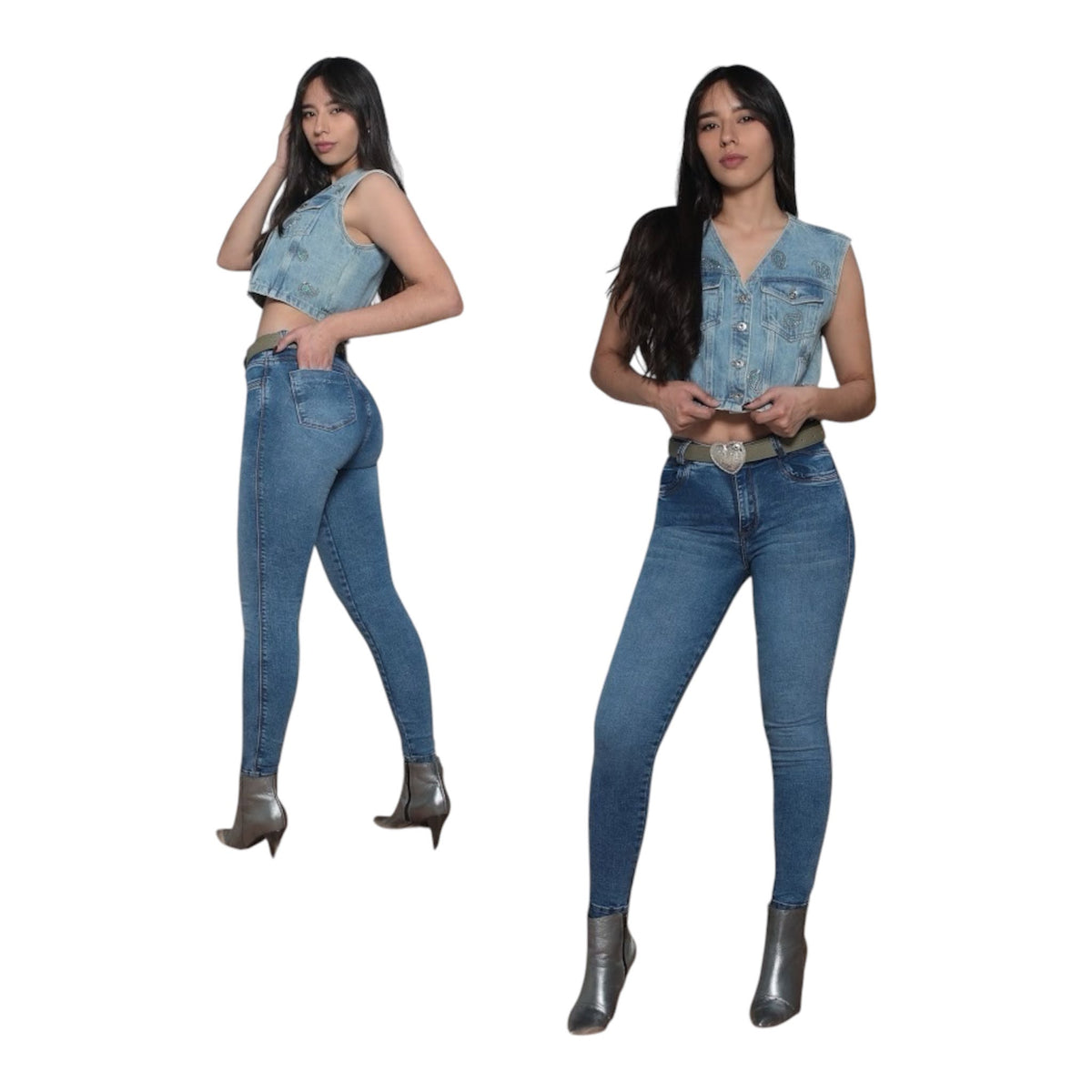 Jean Love Me Mom Fit Azul Claro