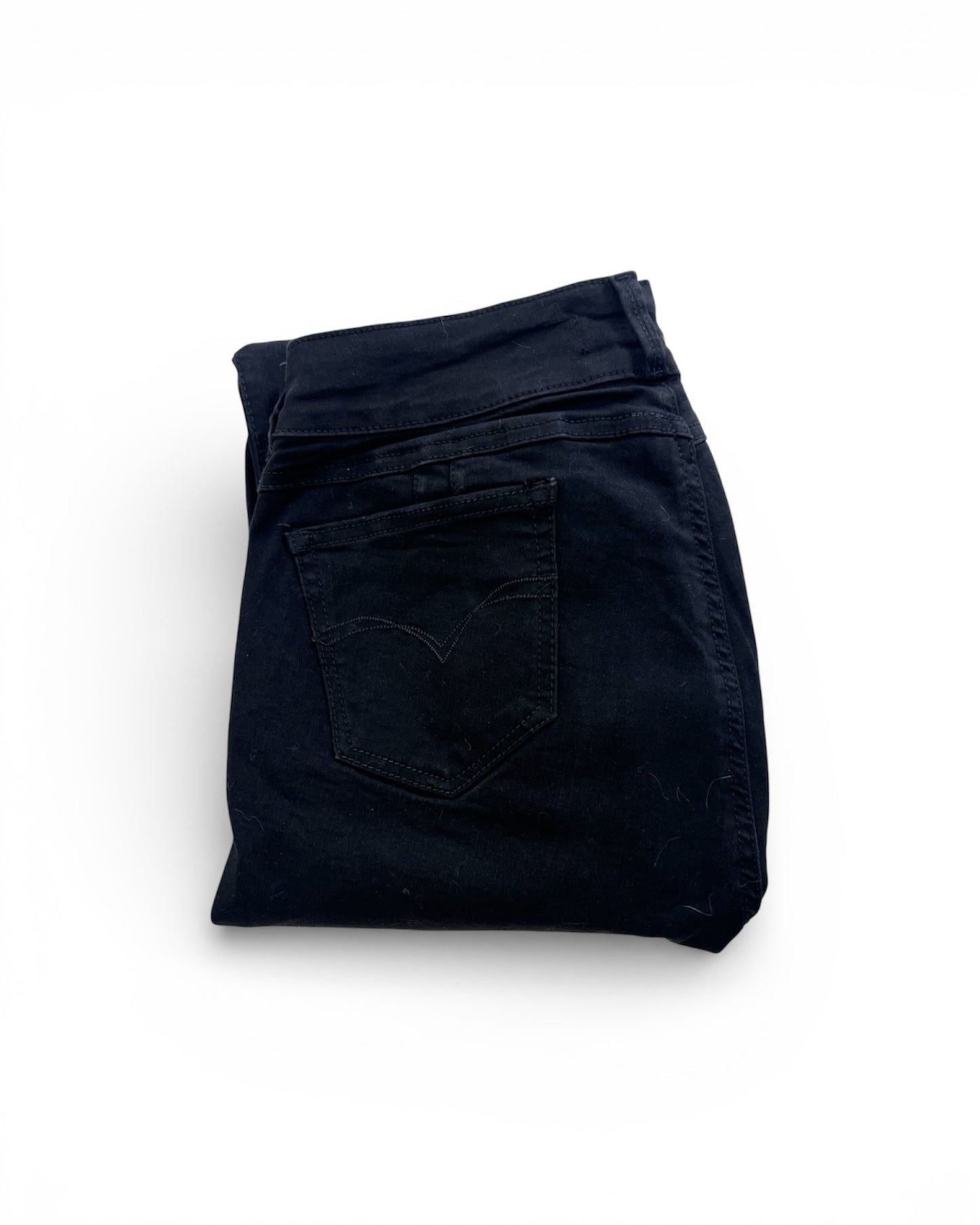 Jean Clásico Negro – Realce Premium & Bota Recta