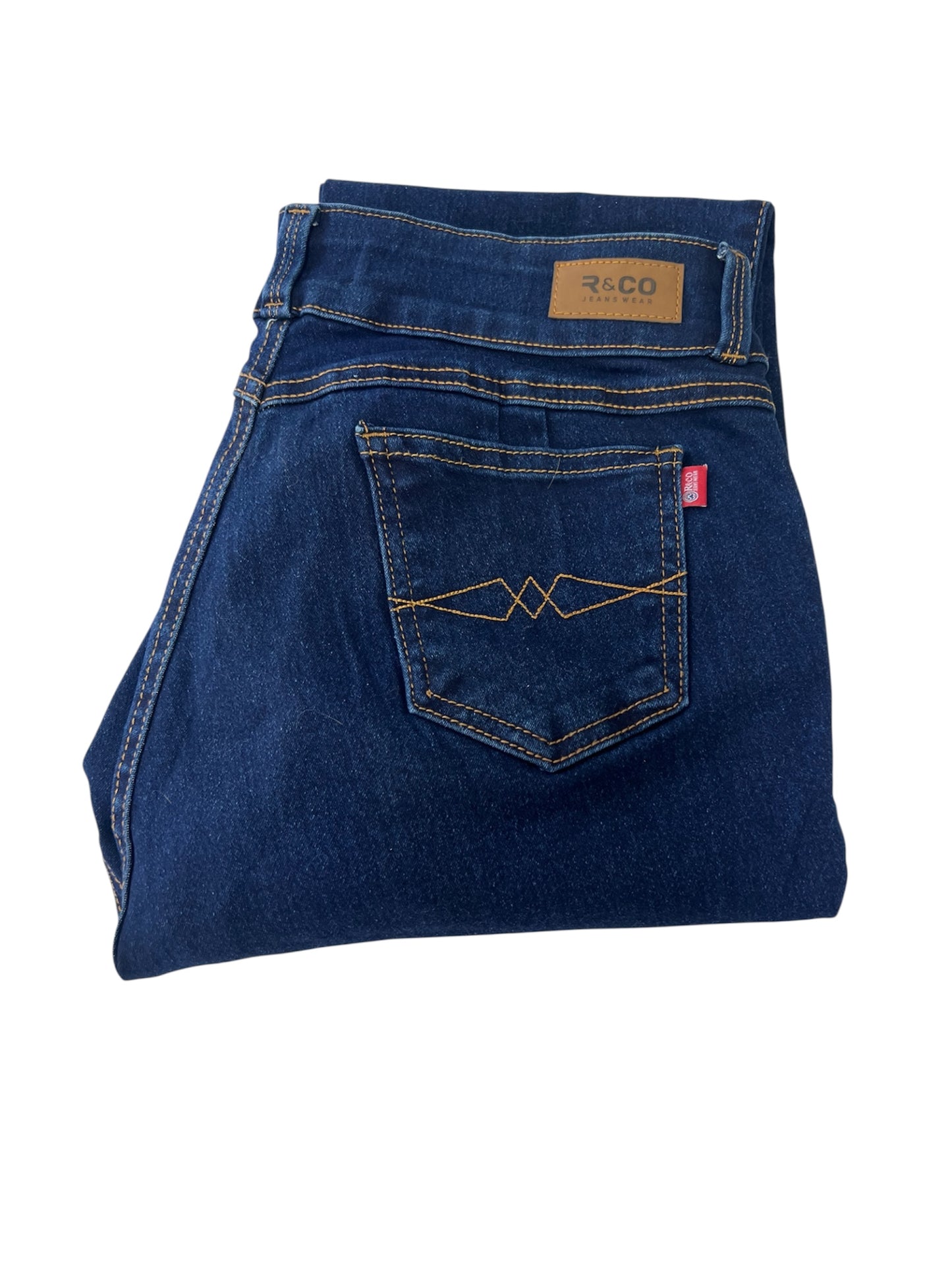 Jean Clásico Azul Oscuro – Realce Premium & Bota Recta