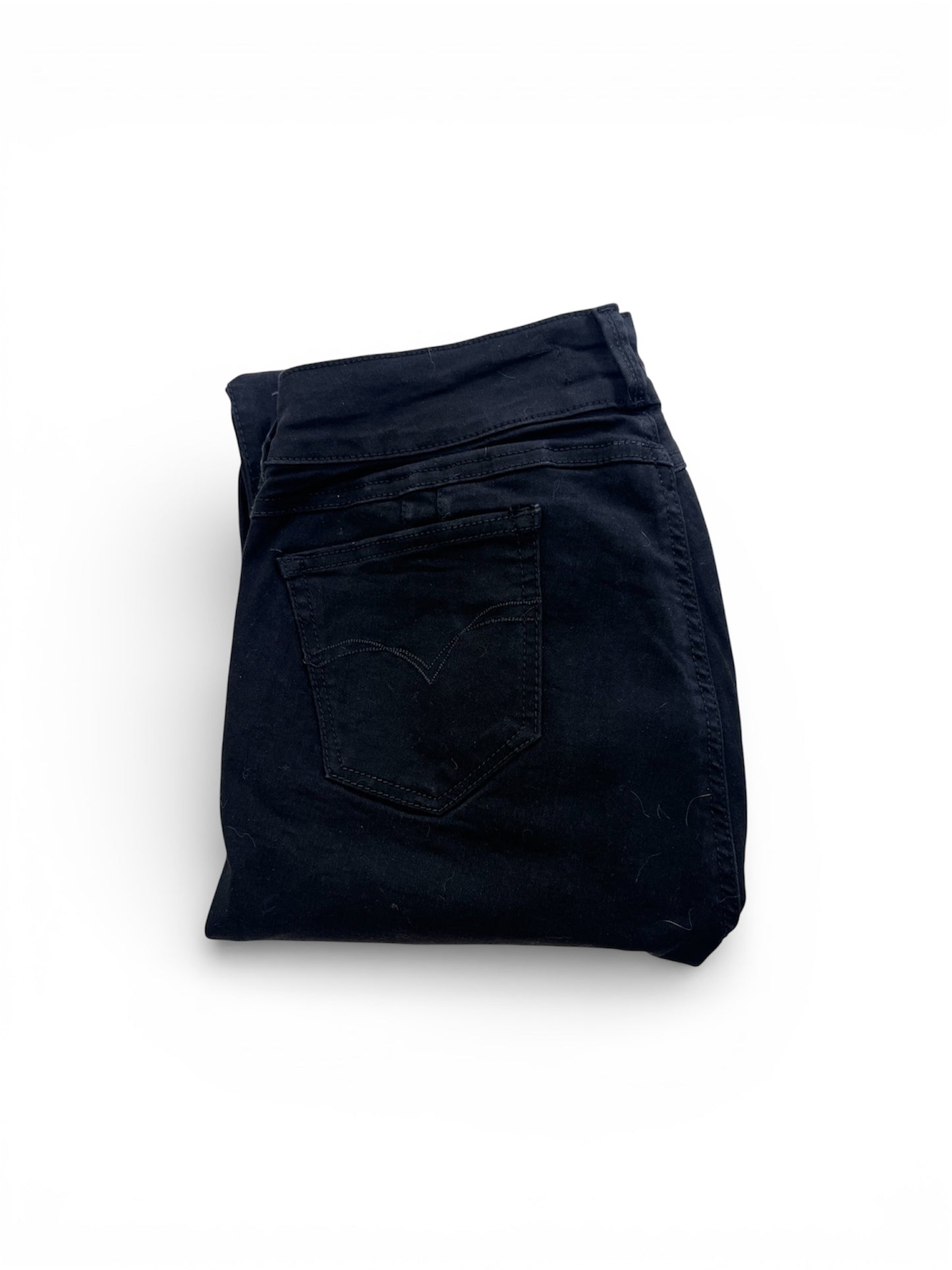 Jean Clásico Negro – Realce Premium & Bota Recta