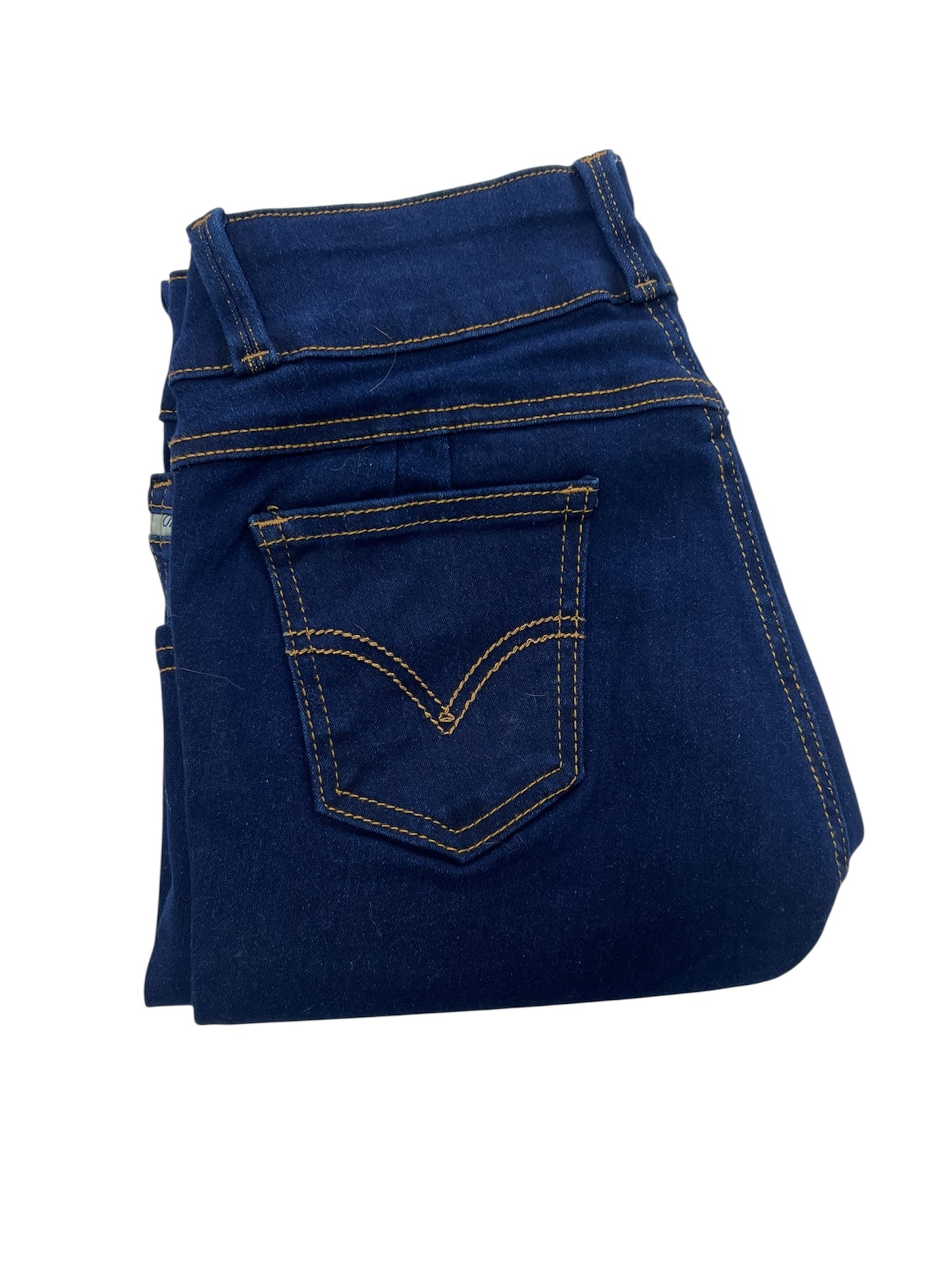 Jean Clásico Azul Oscuro – Realce Premium & Bota Recta
