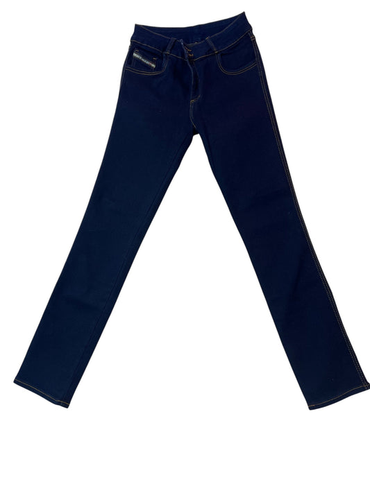 Jean Clásico Azul Oscuro – Realce Premium & Bota Recta