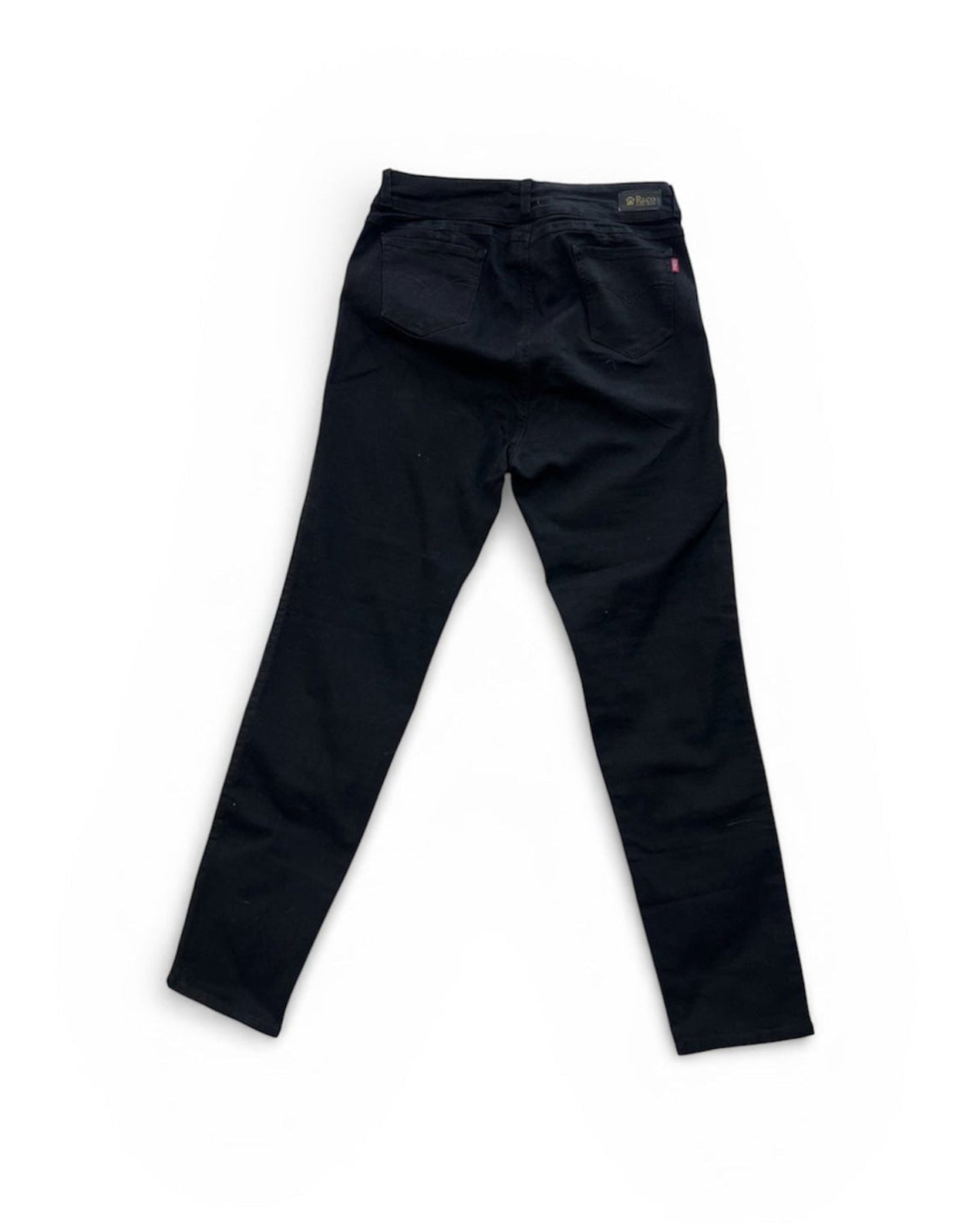 Jean Clásico Negro – Realce Premium & Bota Recta
