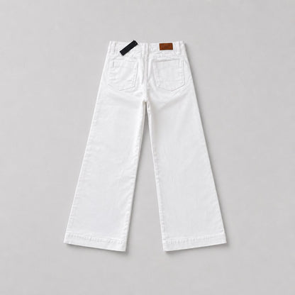 Jean Flare blanco by Carisma