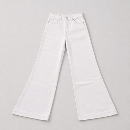 Jean Flare blanco by Carisma