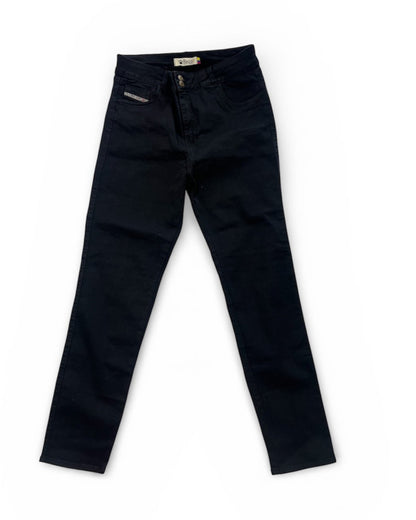 Jean Clásico Negro – Realce Premium & Bota Recta